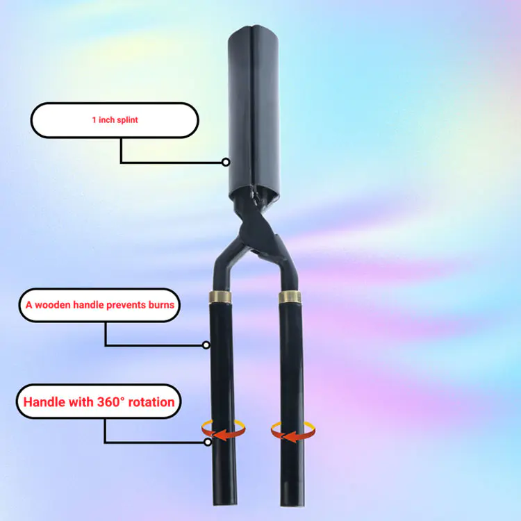 Double Crimper Curling Iron Stove Kit