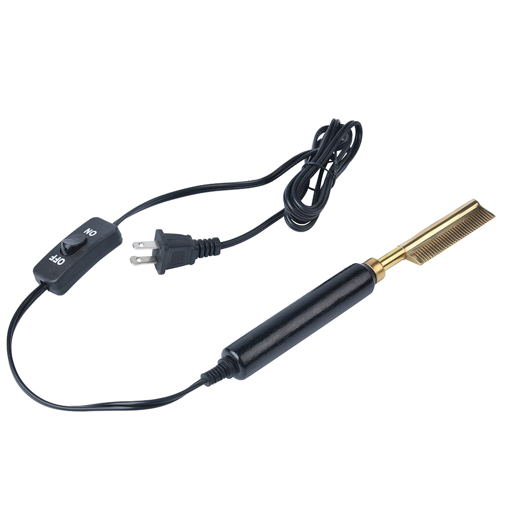 Electric Mini Hair Straightener Comb